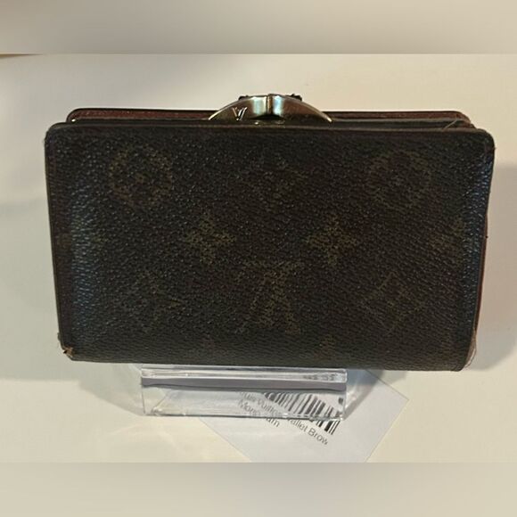 Authentic Louis Vuitton Monogram Canvas Snap Wallet Brown clutch - Picture 7 of 11
